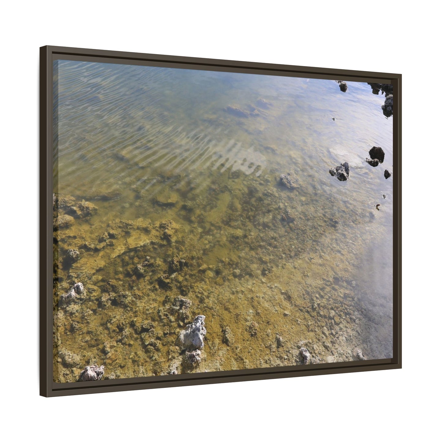 Ripples of Stone - Unique Stretched Canvas Wall Art