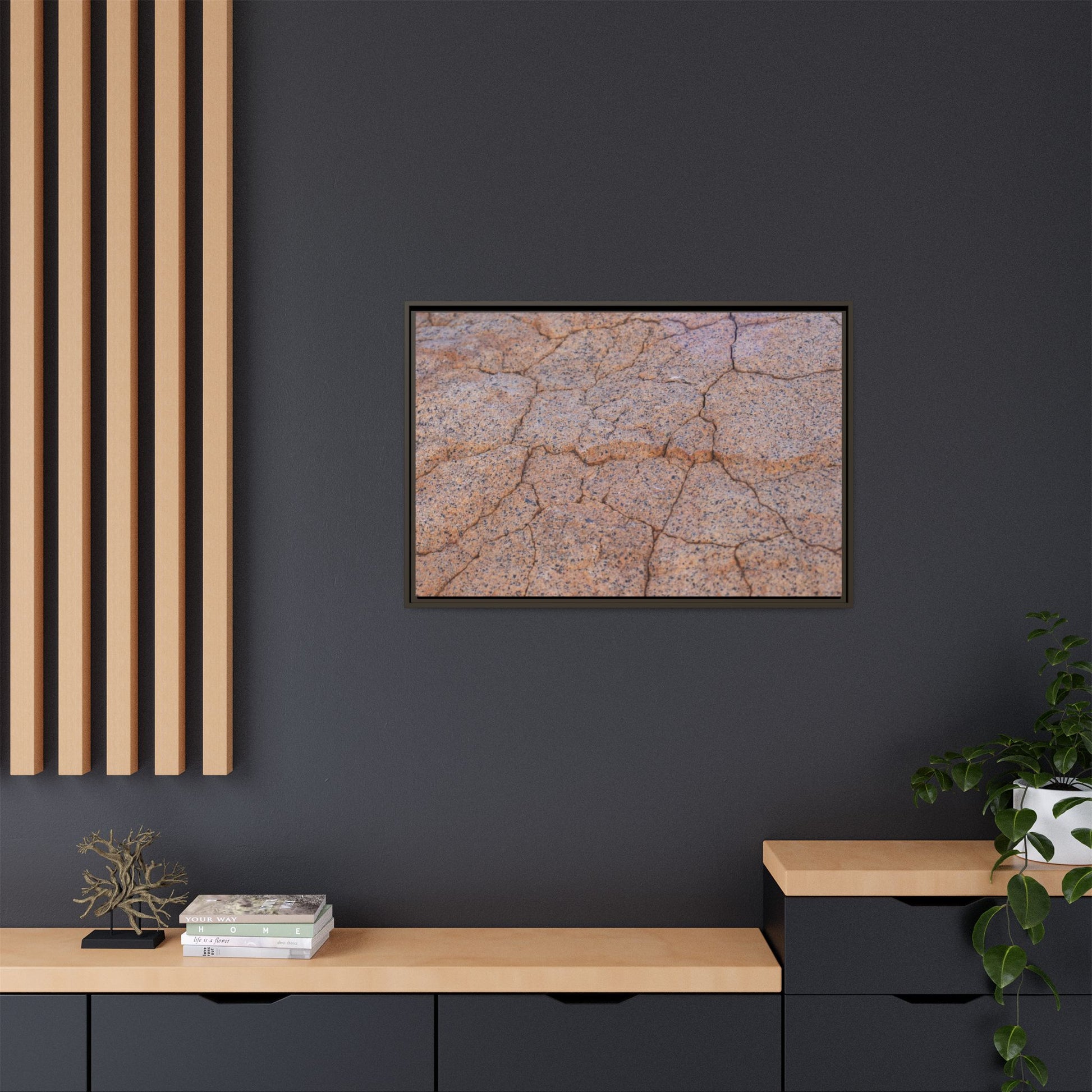Fragmented Earth - Unique Stretched Canvas Wall Art - Art By Earth