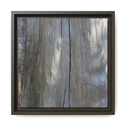 Weathered Wood Surface - Unique Stretched Canvas Wall Art