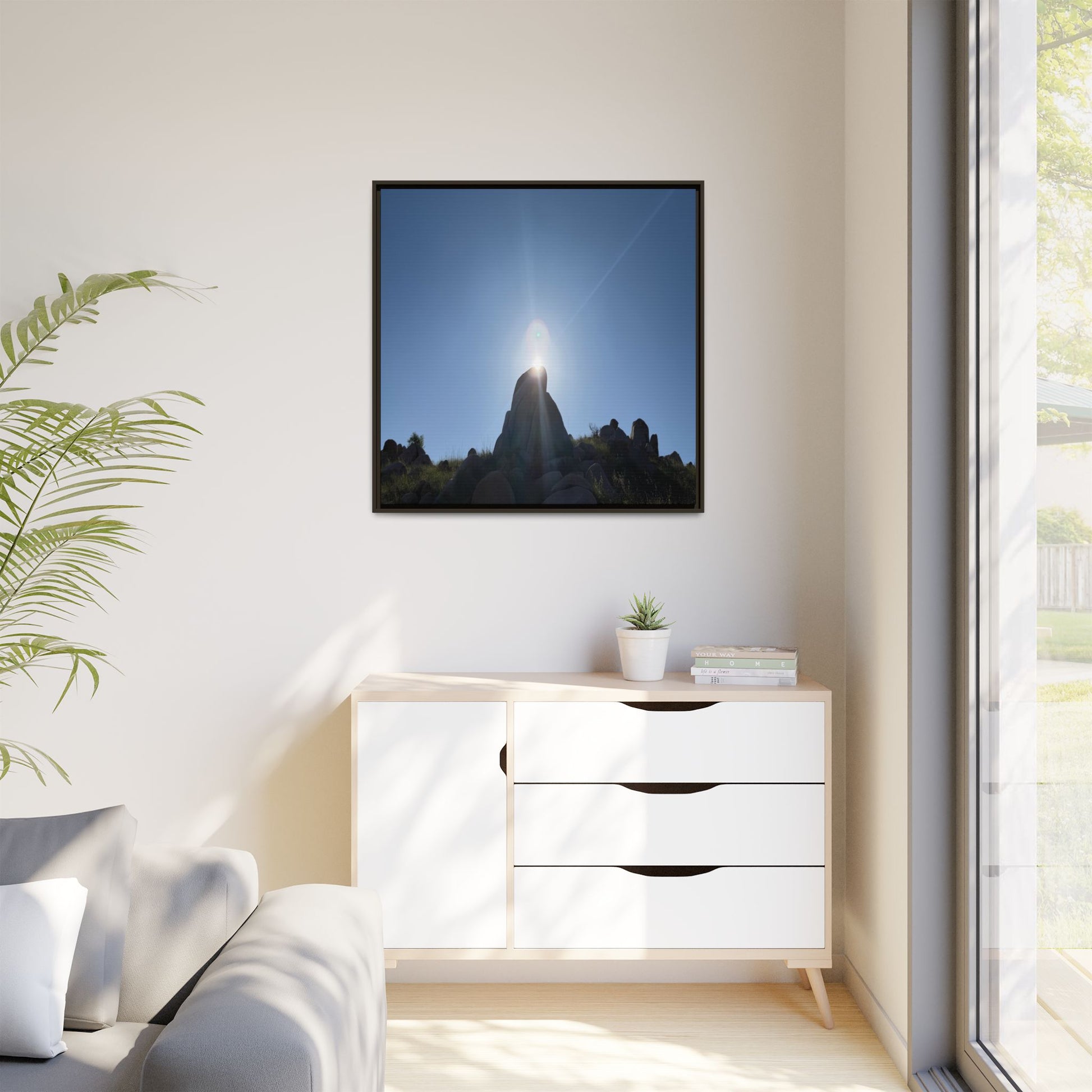 Sunburst - Unique Stretched Canvas Wall Art - Art By Earth