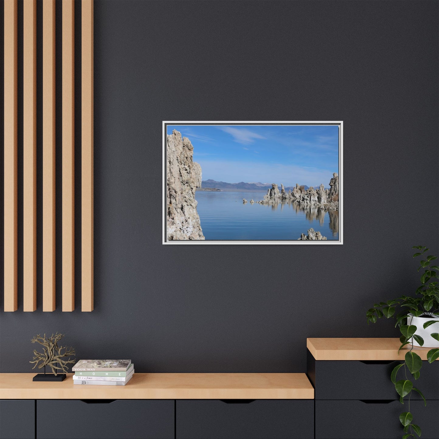 Liquid Mirrors - Unique Stretched Canvas Wall Art