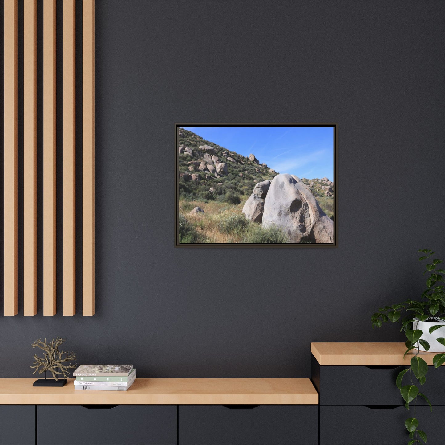Ancient Stone Guardian - Unique Stretched Canvas Wall Art - Art By Earth