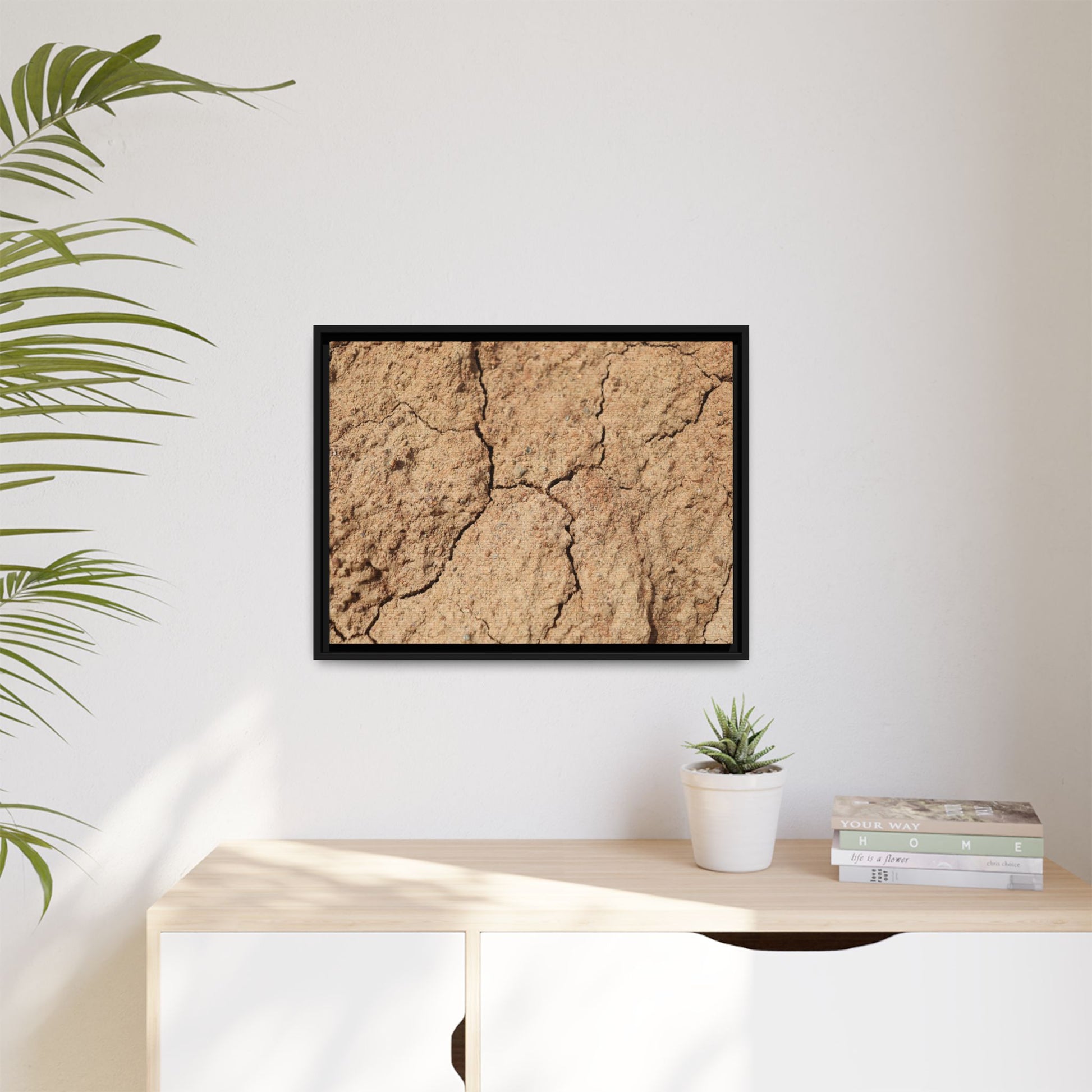 Parched Land - Unique Stretched Canvas Wall Art - Art By Earth