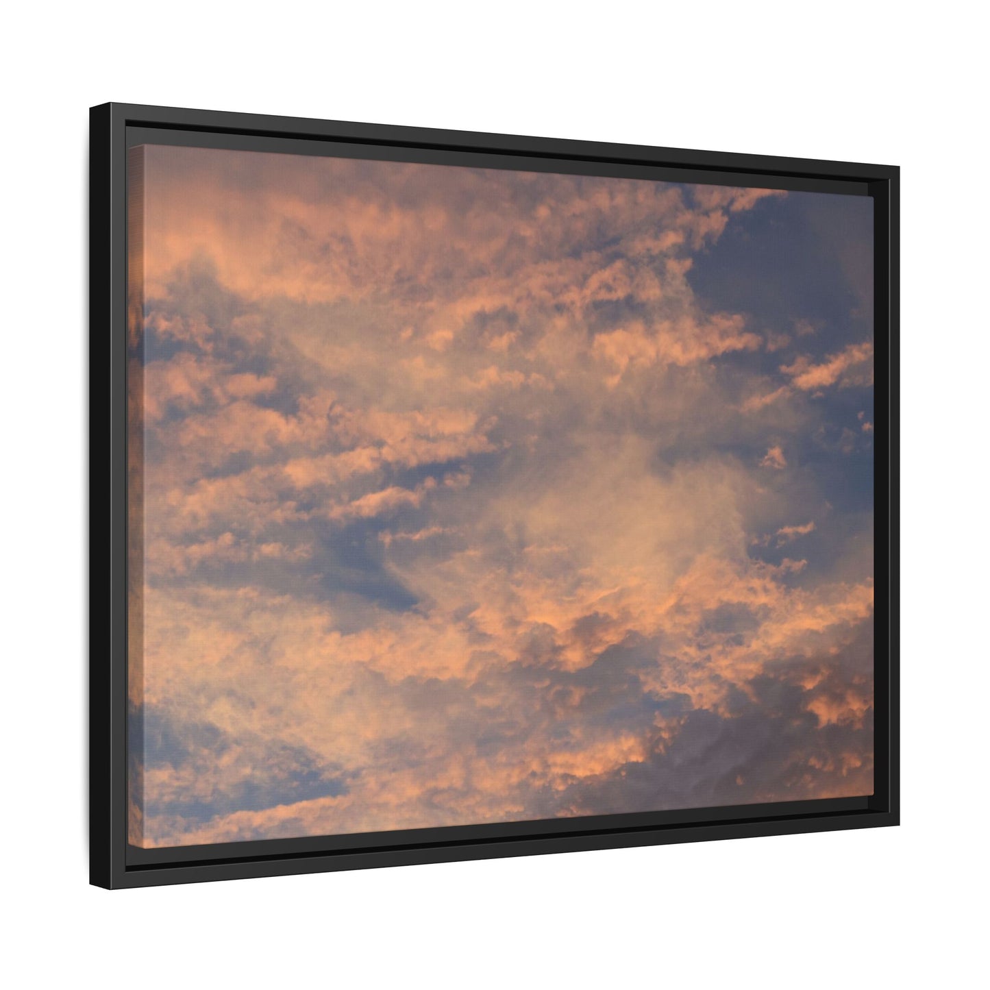 Sunset's Ethereal Canvas - Unique Stretched Canvas Wall Art - Art By Earth