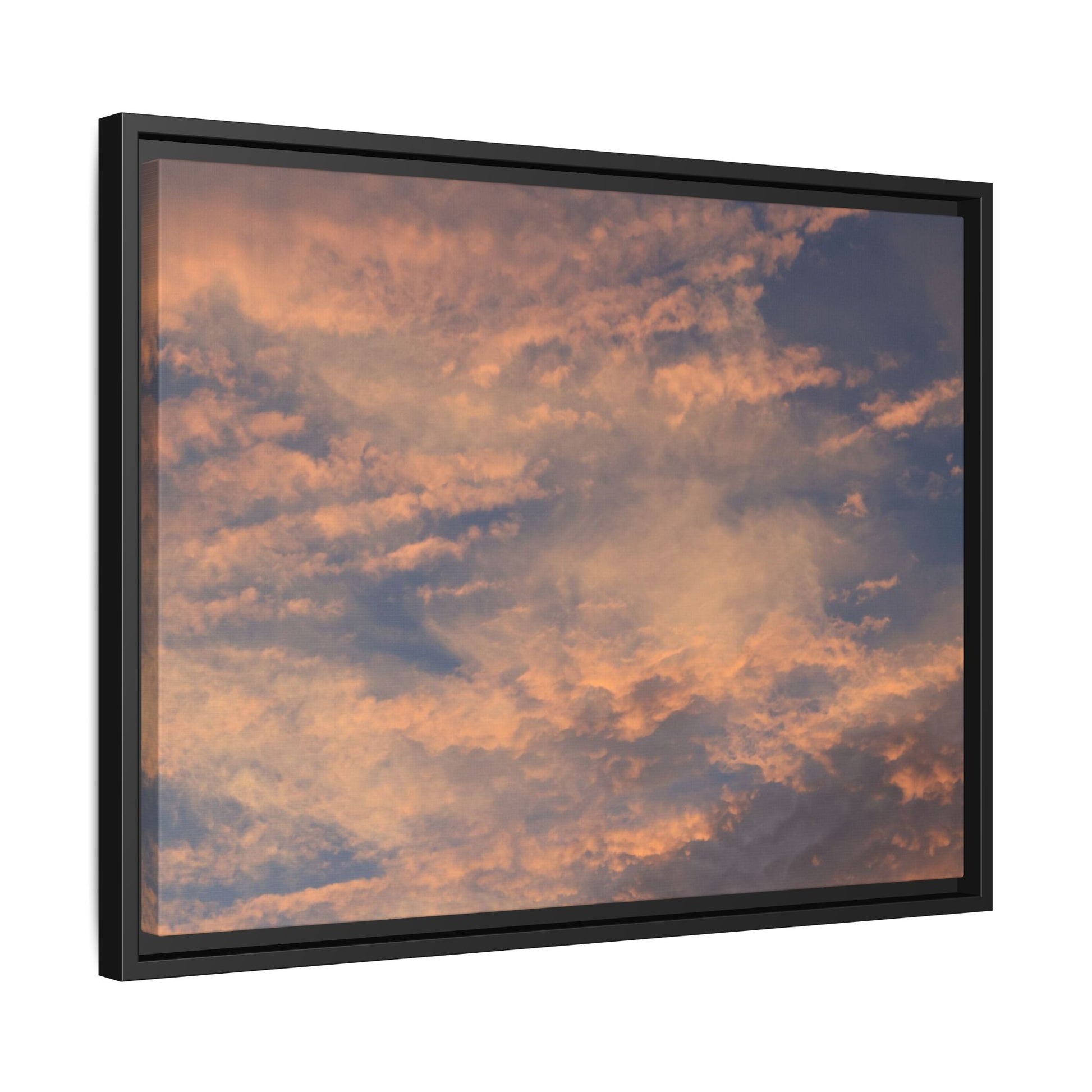 Sunset's Ethereal Canvas - Unique Stretched Canvas Wall Art - Art By Earth