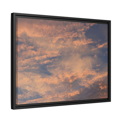 Sunset's Ethereal Canvas - Unique Stretched Canvas Wall Art - Art By Earth