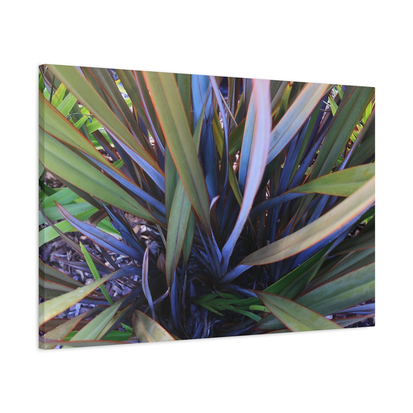 Twisted Blades of Verdant Symphony - Unique Frameless Canvas Wall Art - Art By Earth