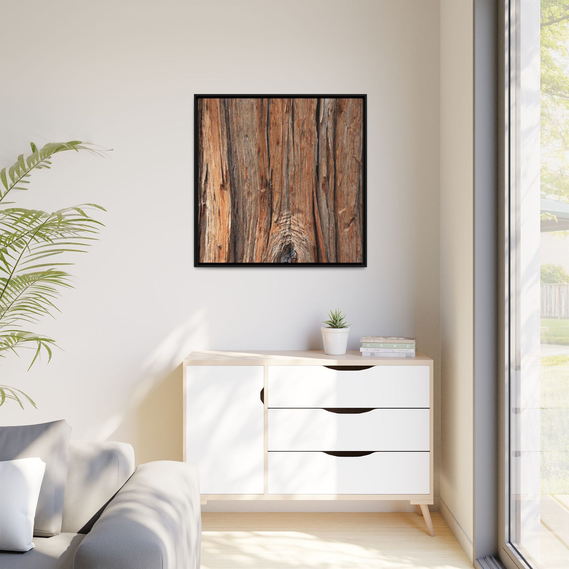 Echoes of Timber - Unique Stretched Canvas Wall Art - Art By Earth
