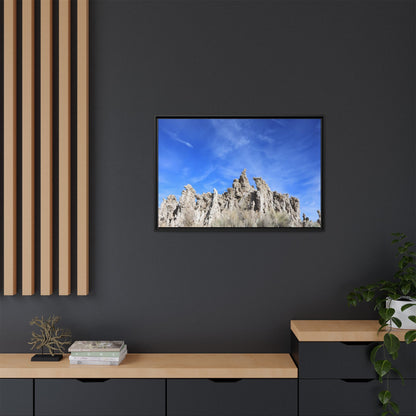 Frozen Sentinels - Unique Stretched Canvas Wall Art