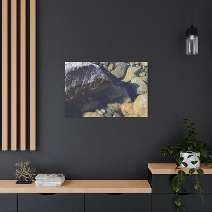 Lithic Symphony - Unique Frameless Canvas Wall Art