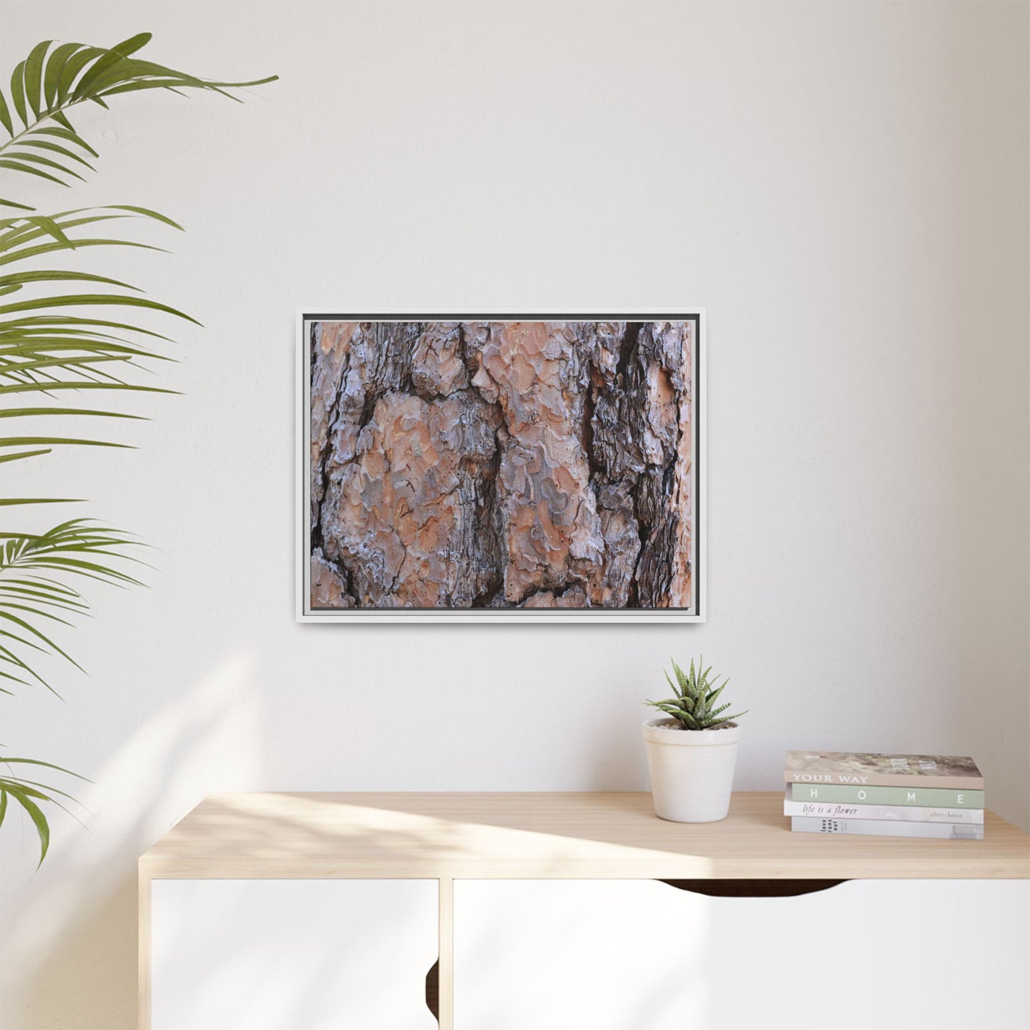 Tree Skin Symphony - Unique Stretched Canvas Wall Art - Art By Earth