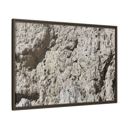 Weathered Stone Whispers - Unique Stretched Canvas Wall Art