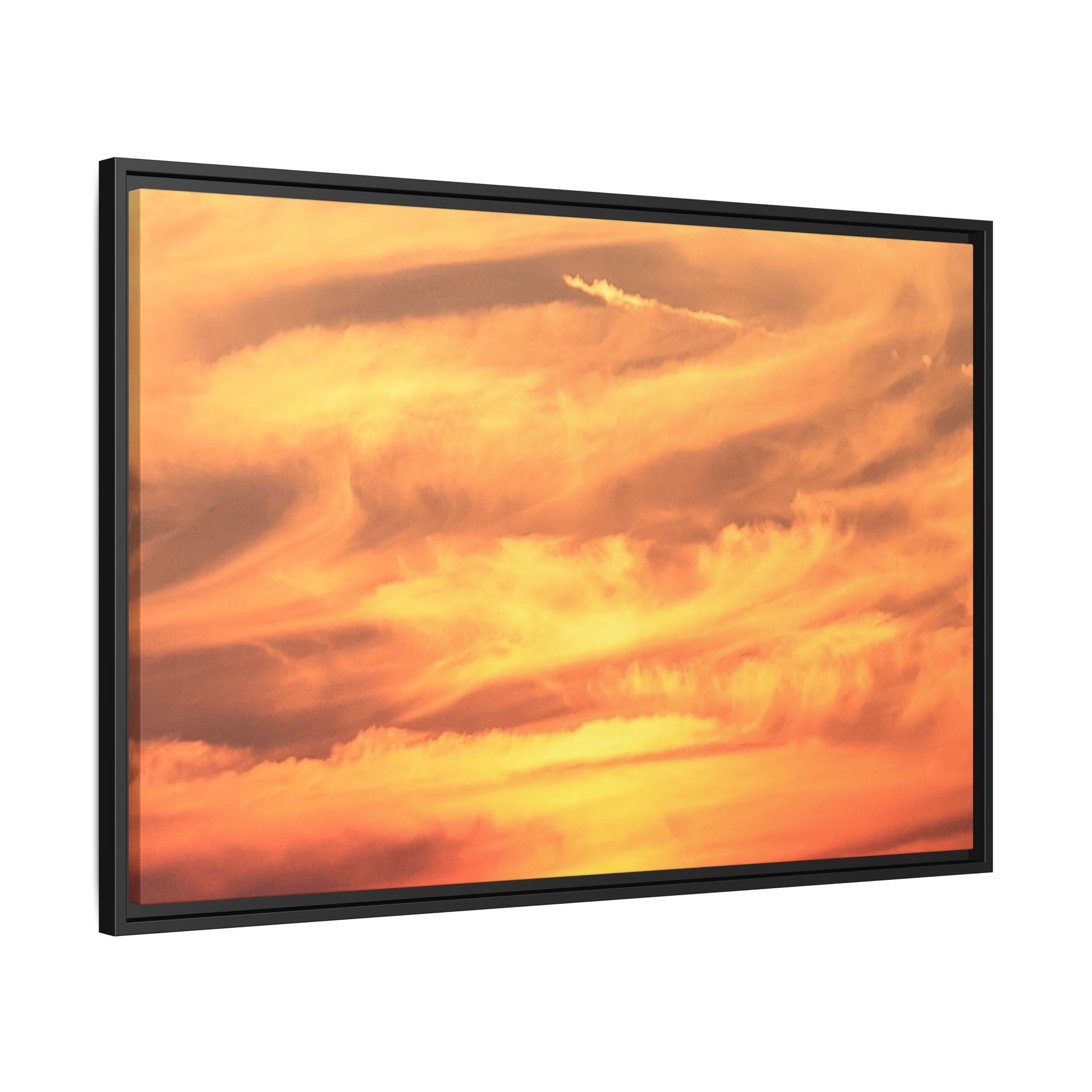 Burning Skies - Unique Stretched Canvas Wall Art - Art By Earth