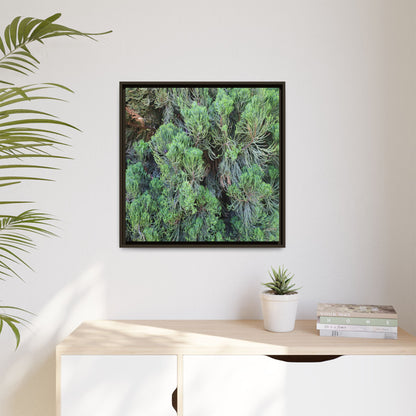 Verdant Whispers - Unique Stretched Canvas Wall Art - Art By Earth