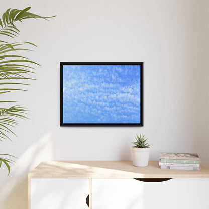 Wispy Blue Dreams - Unique Stretched Canvas Wall Art - Art By Earth