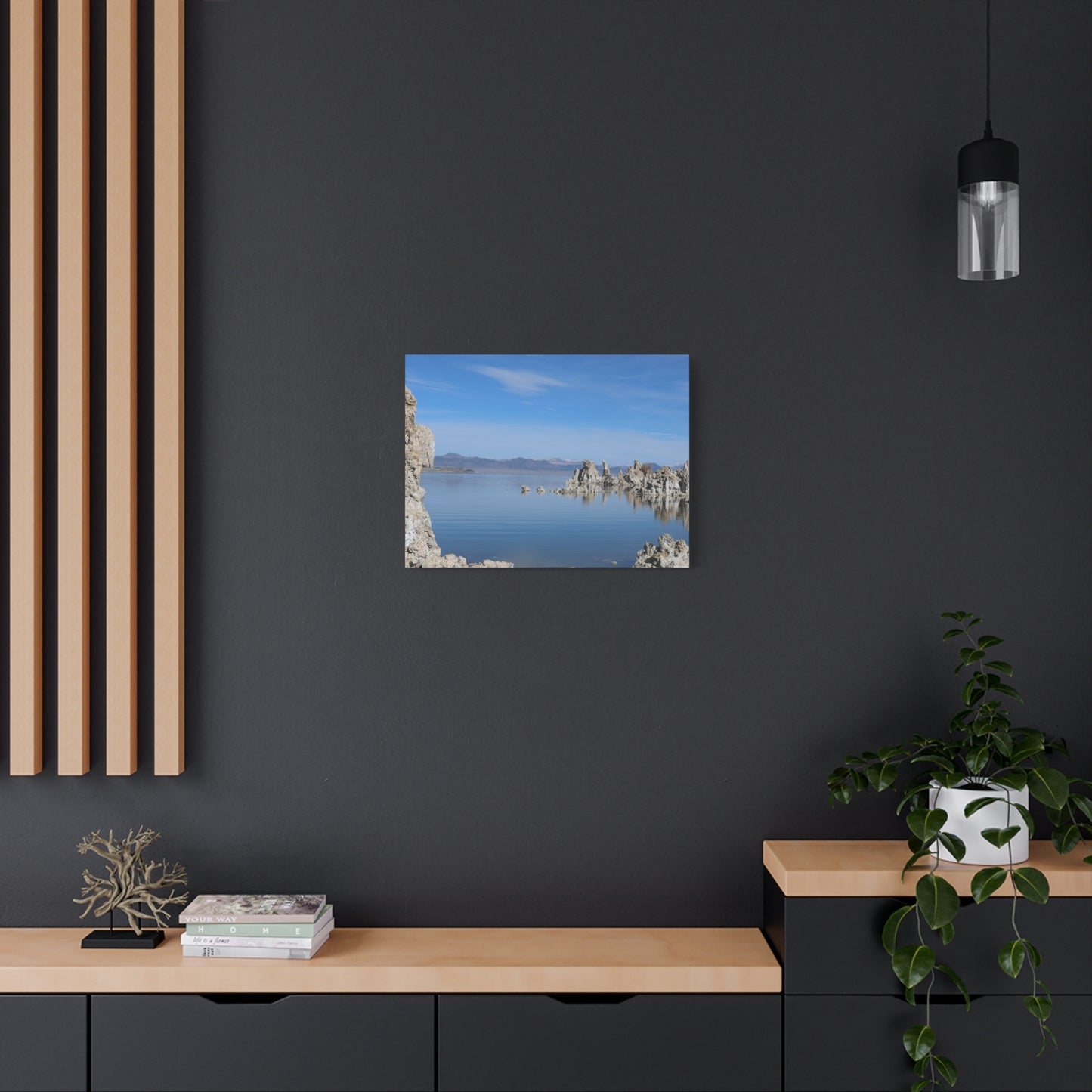 Echoes of Stone and Water - Unique Frameless Canvas Wall Art