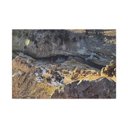 Canyon's Breath - Unique Frameless Canvas Wall Art