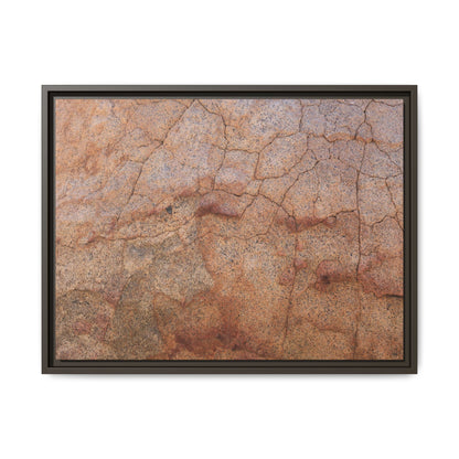 Russet Fissures - Unique Stretched Canvas Wall Art - Art By Earth
