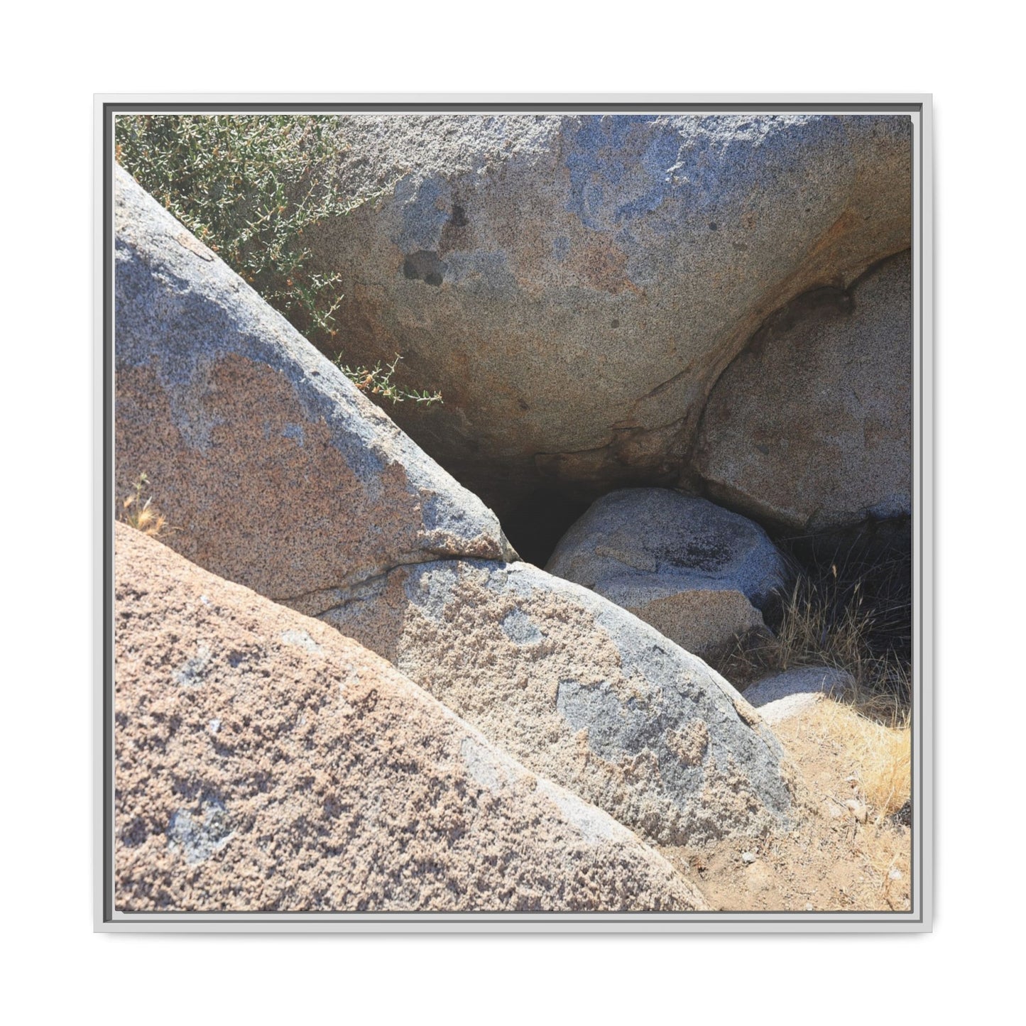 Boulder Shelter - Unique Stretched Canvas Wall Art