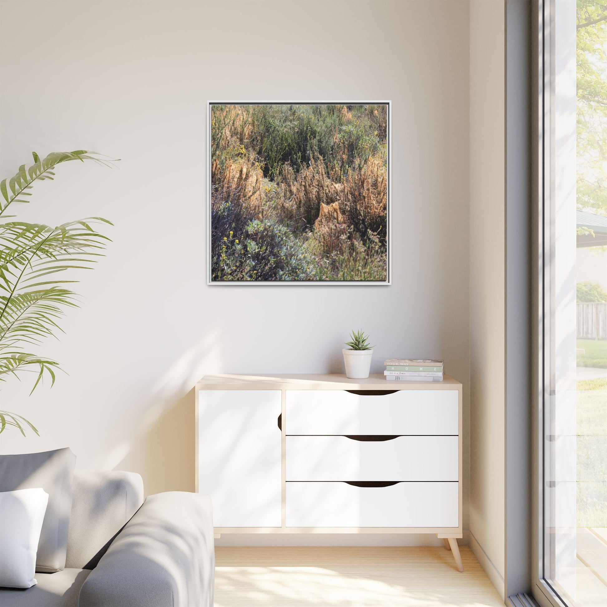 Drought-Stricken Landscape - Unique Stretched Canvas Wall Art - Art By Earth