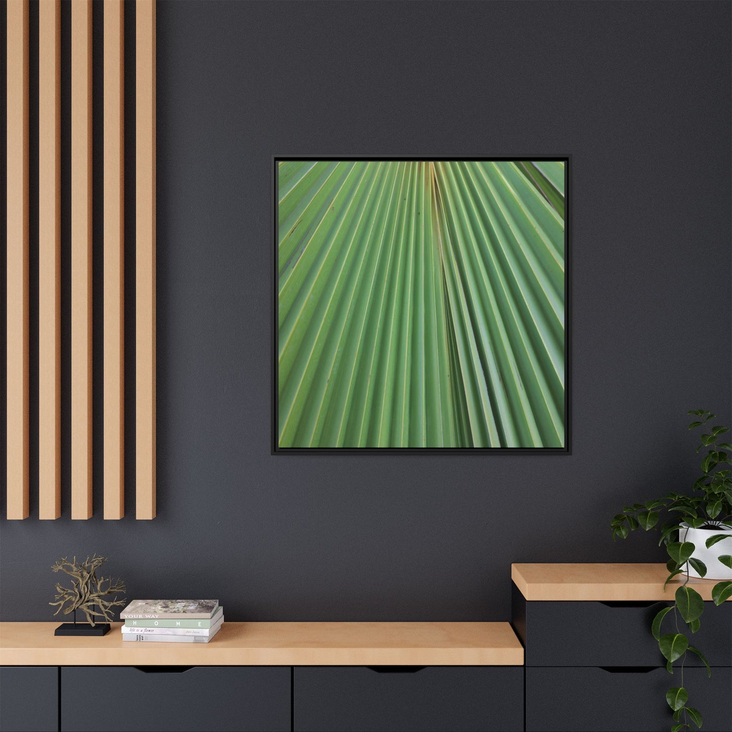 Verdant Veins - Unique Stretched Canvas Wall Art - Art By Earth