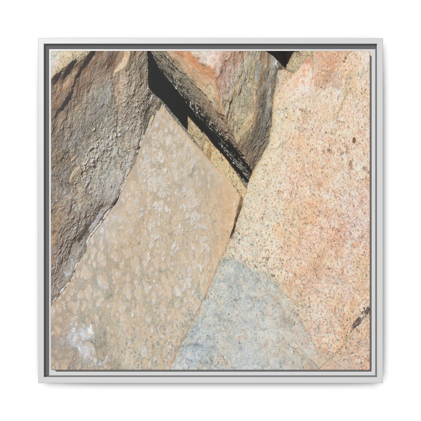 Rock Fragment - Unique Stretched Canvas Wall Art - Art By Earth