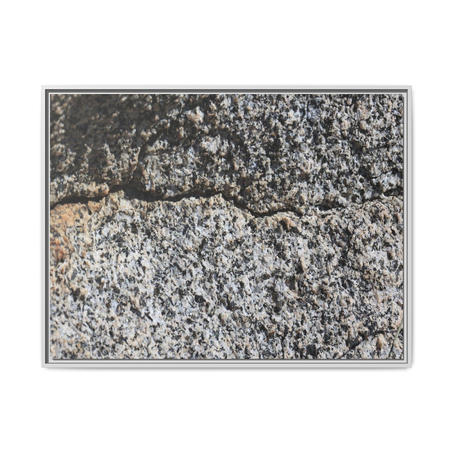 Weathered Stone Surface - Unique Stretched Canvas Wall Art