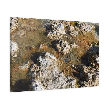 Strata of Decay - Unique Frameless Canvas Wall Art