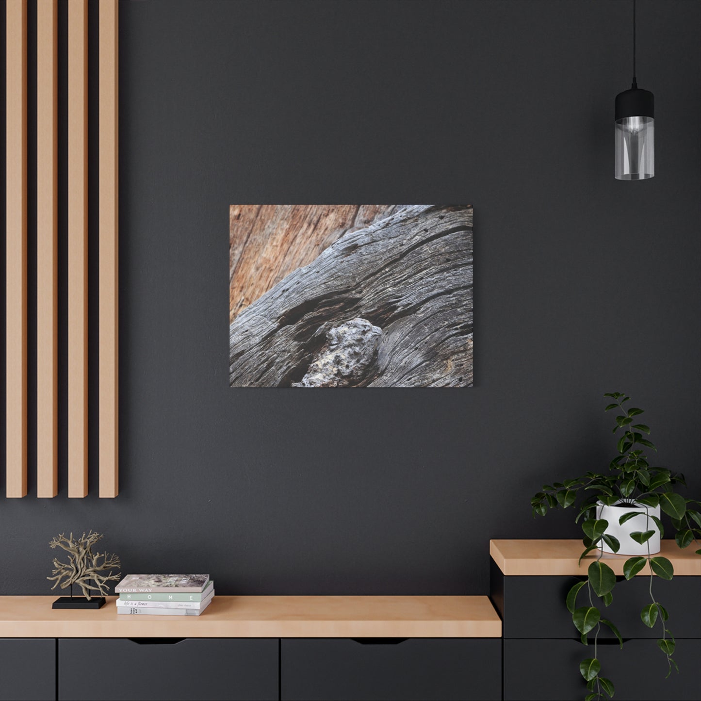 Tree Bark Texture - Unique Frameless Canvas Wall Art - Art By Earth