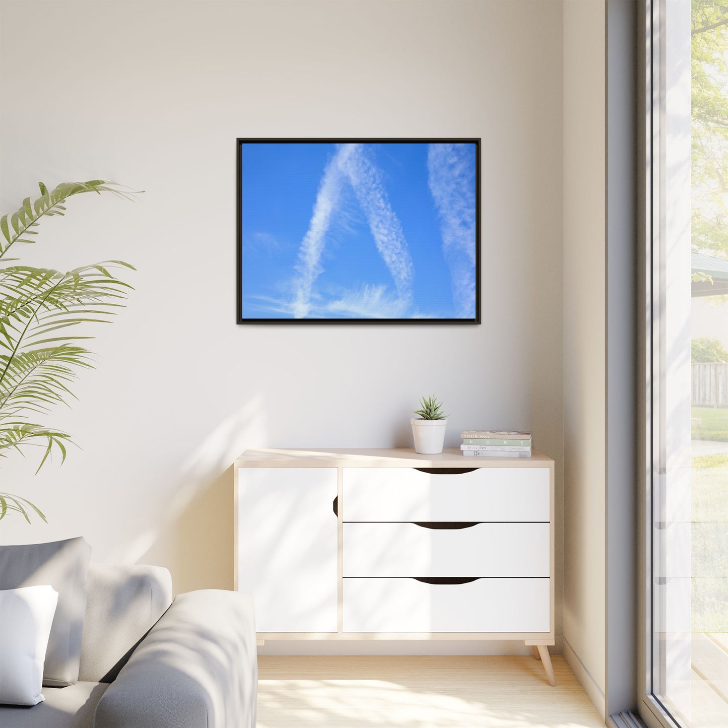 Skyward Whispers - Unique Stretched Canvas Wall Art - Art By Earth