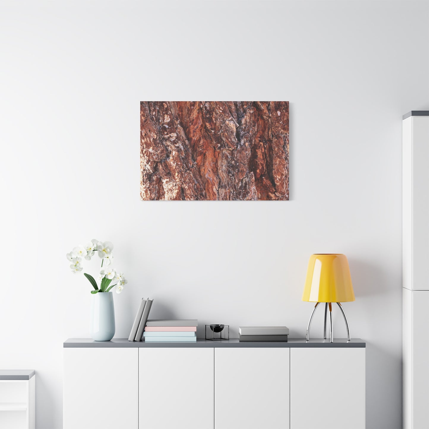 Rust and Ridges - Unique Frameless Canvas Wall Art