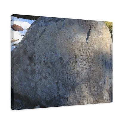 Stone of Silence - Unique Frameless Canvas Wall Art
