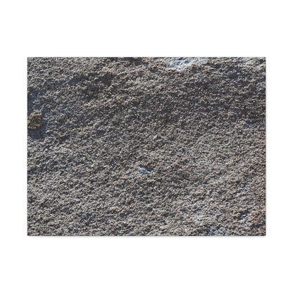 Textured Ground Surface - Unique Frameless Canvas Wall Art