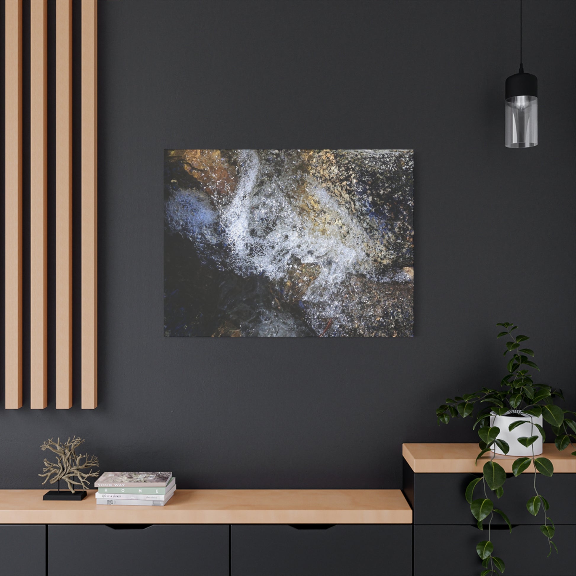 Liquid Stone - Unique Frameless Canvas Wall Art - Art By Earth