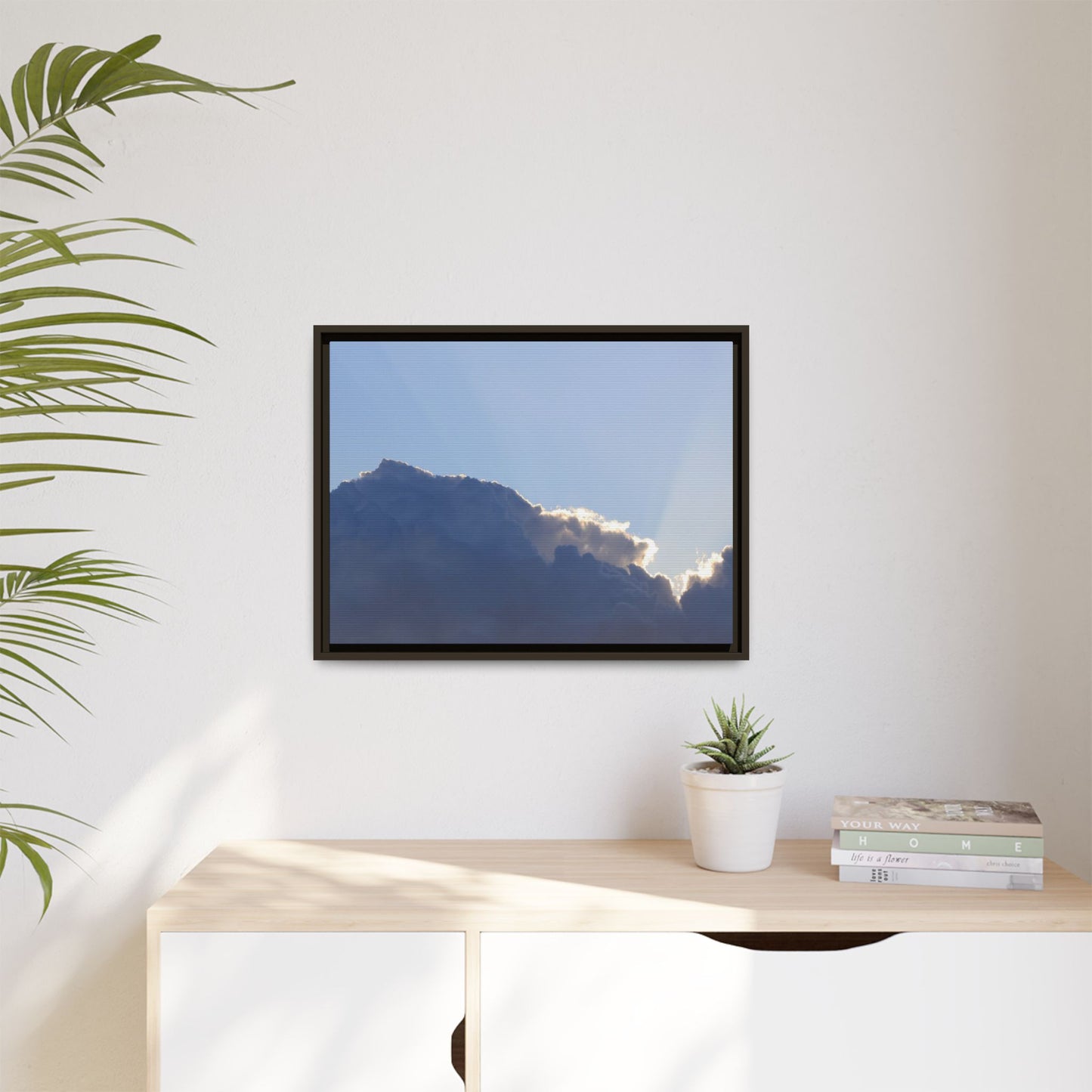 Cloud Divide - Unique Stretched Canvas Wall Art - Art By Earth