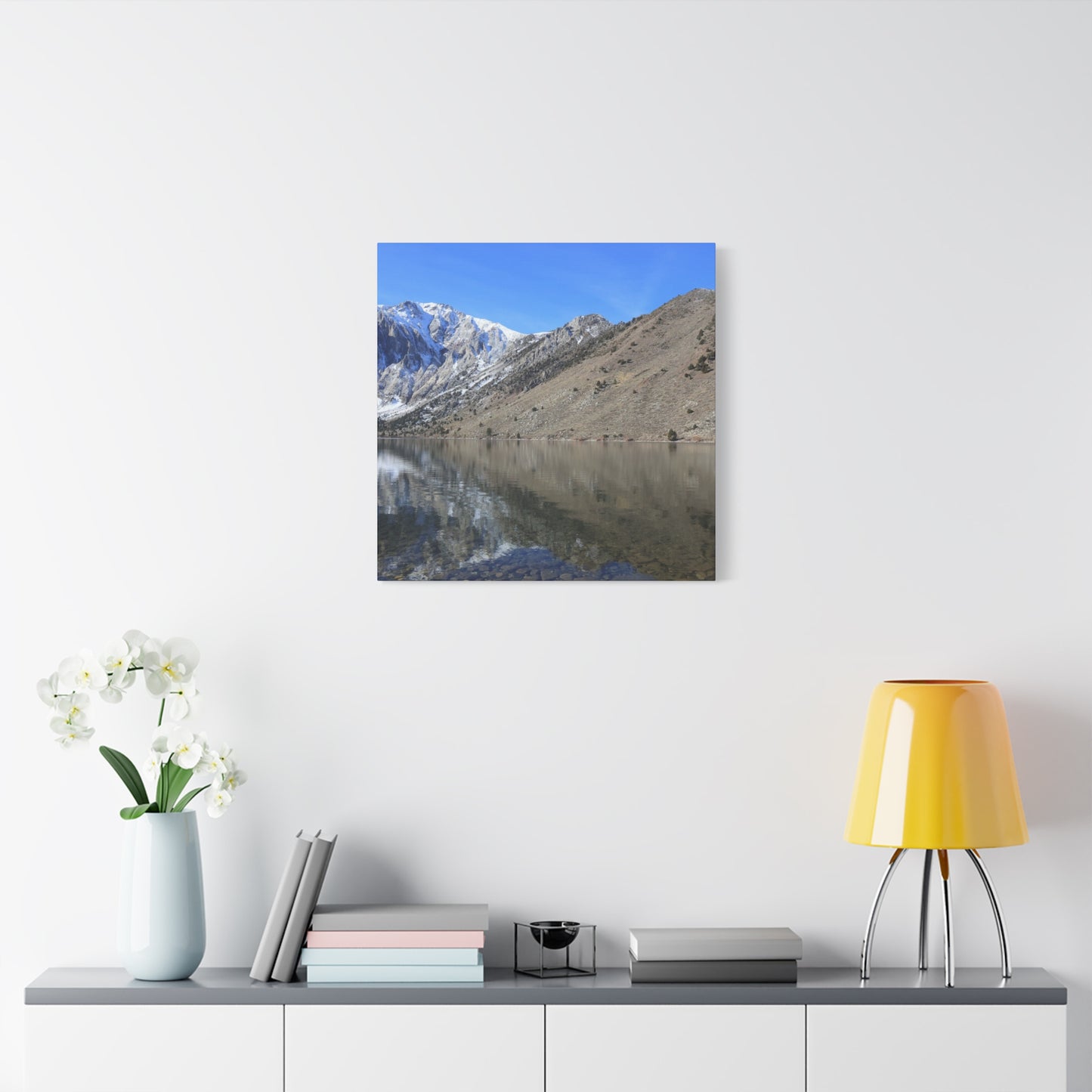 Reflection of Silence - Unique Frameless Canvas Wall Art