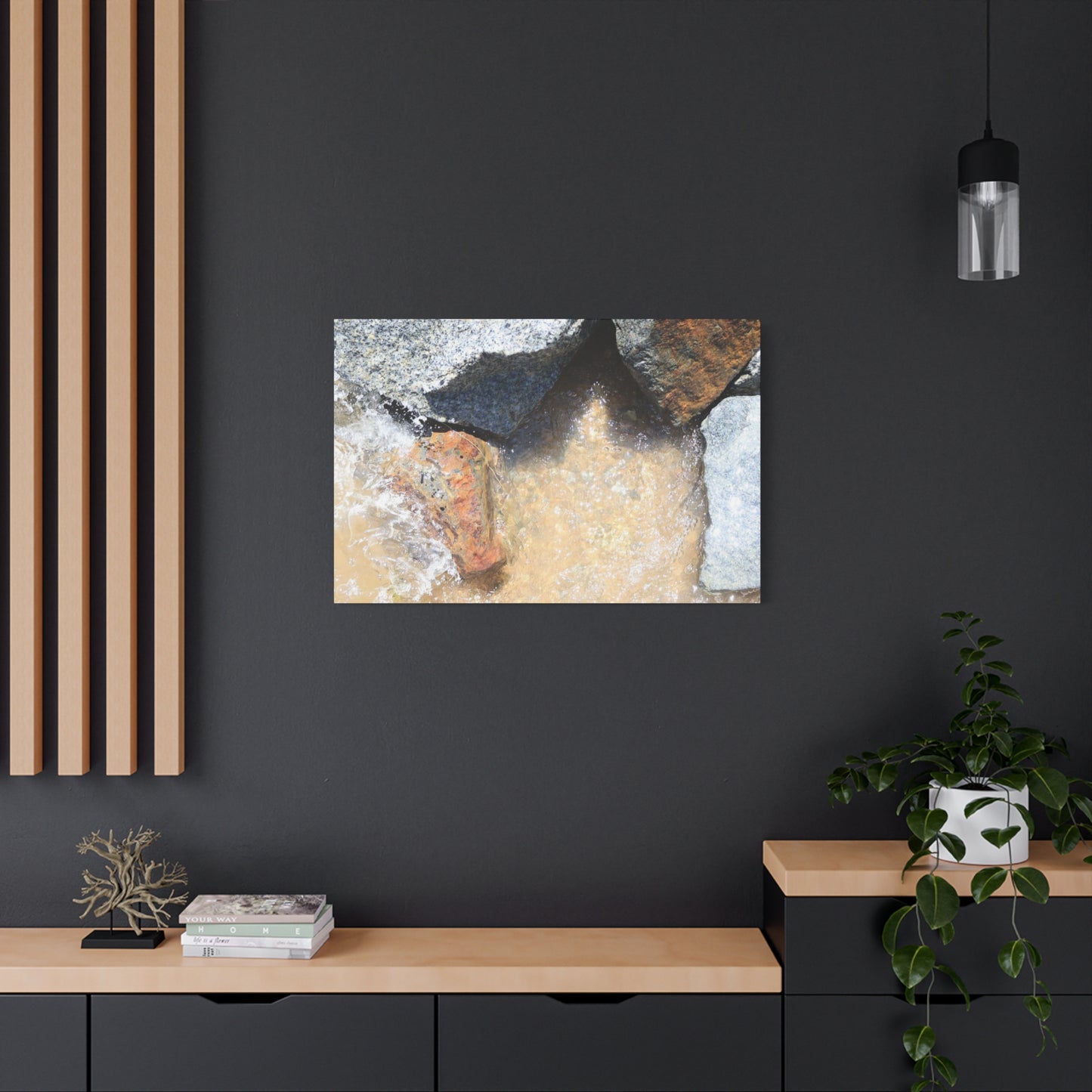 Rocky Embrace - Unique Frameless Canvas Wall Art - Art By Earth