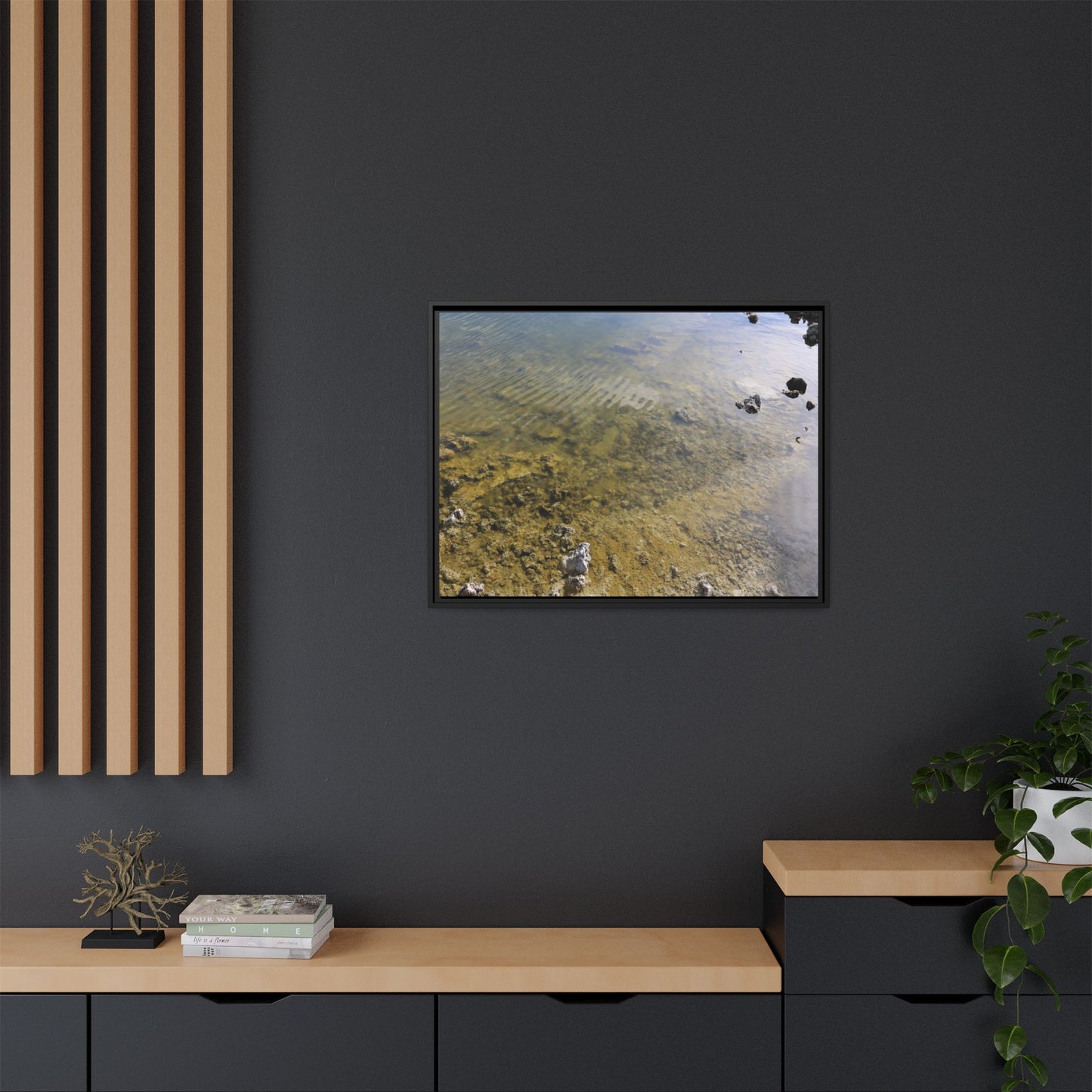 Ripples of Stone - Unique Stretched Canvas Wall Art