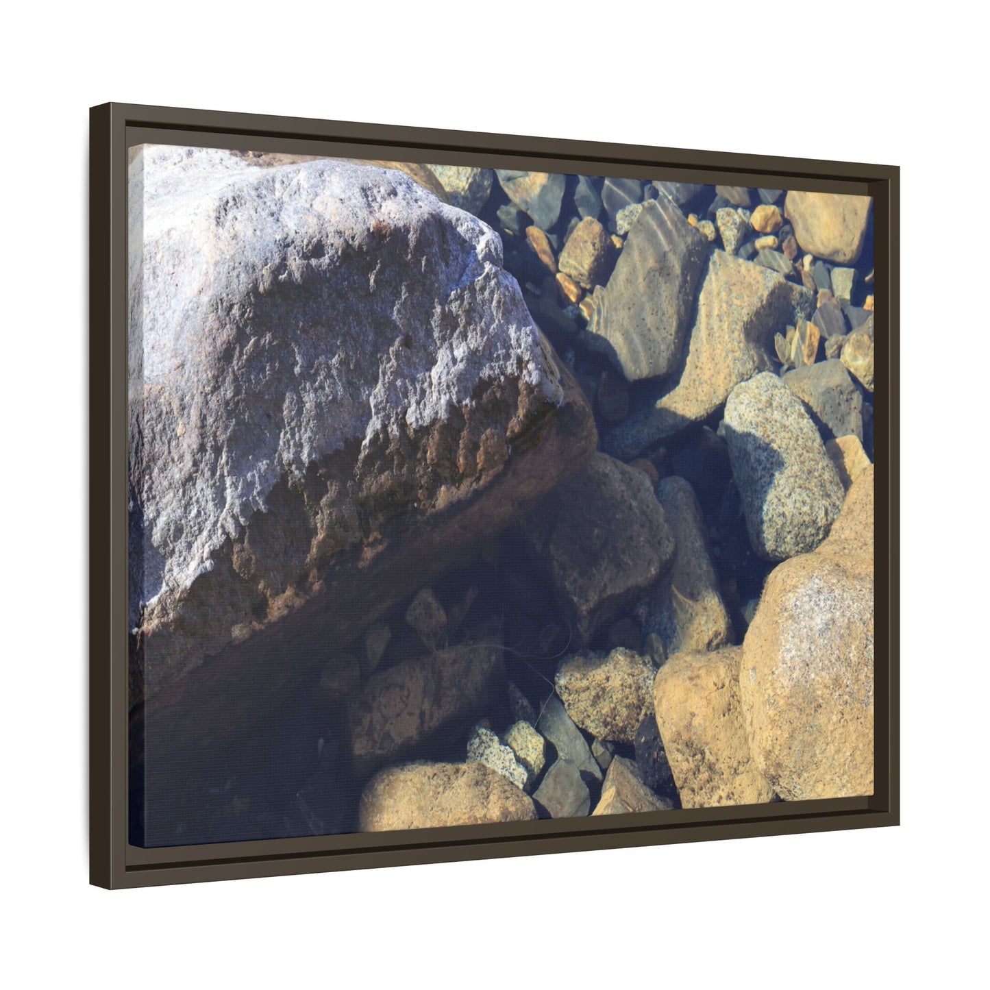 Stone Sanctuary - Unique Stretched Canvas Wall Art