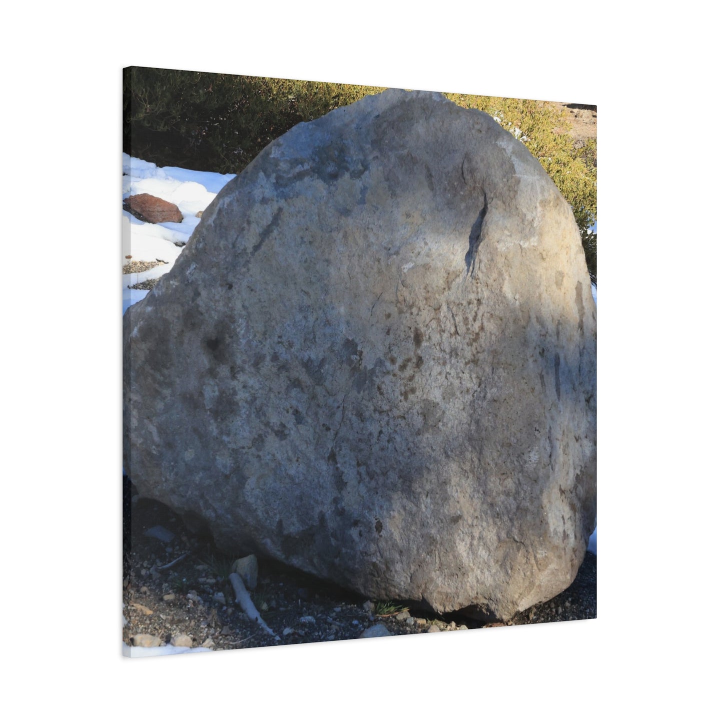 Stone of Silence - Unique Frameless Canvas Wall Art