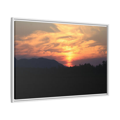Gilded Horizon - Unique Stretched Canvas Wall Art - Art By Earth