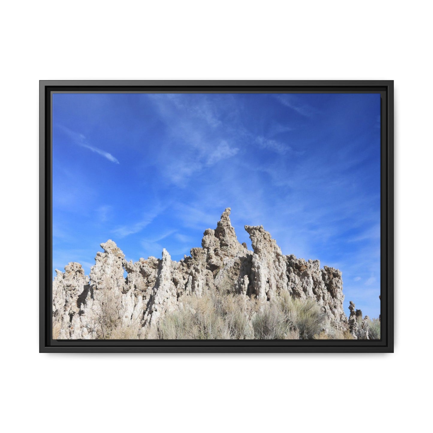 Frozen Sentinels - Unique Stretched Canvas Wall Art