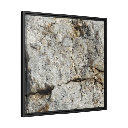 Weathered Limestone Formation - Unique Stretched Canvas Wall Art - Art By Earth