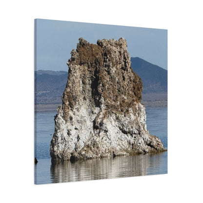 Monolith of Stillness - Unique Frameless Canvas Wall Art