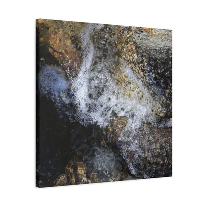 Liquid Stone - Unique Frameless Canvas Wall Art - Art By Earth