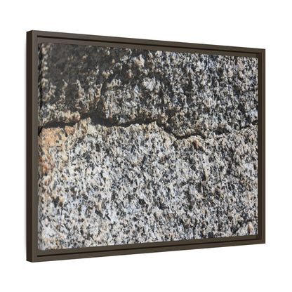 Weathered Stone Surface - Unique Stretched Canvas Wall Art