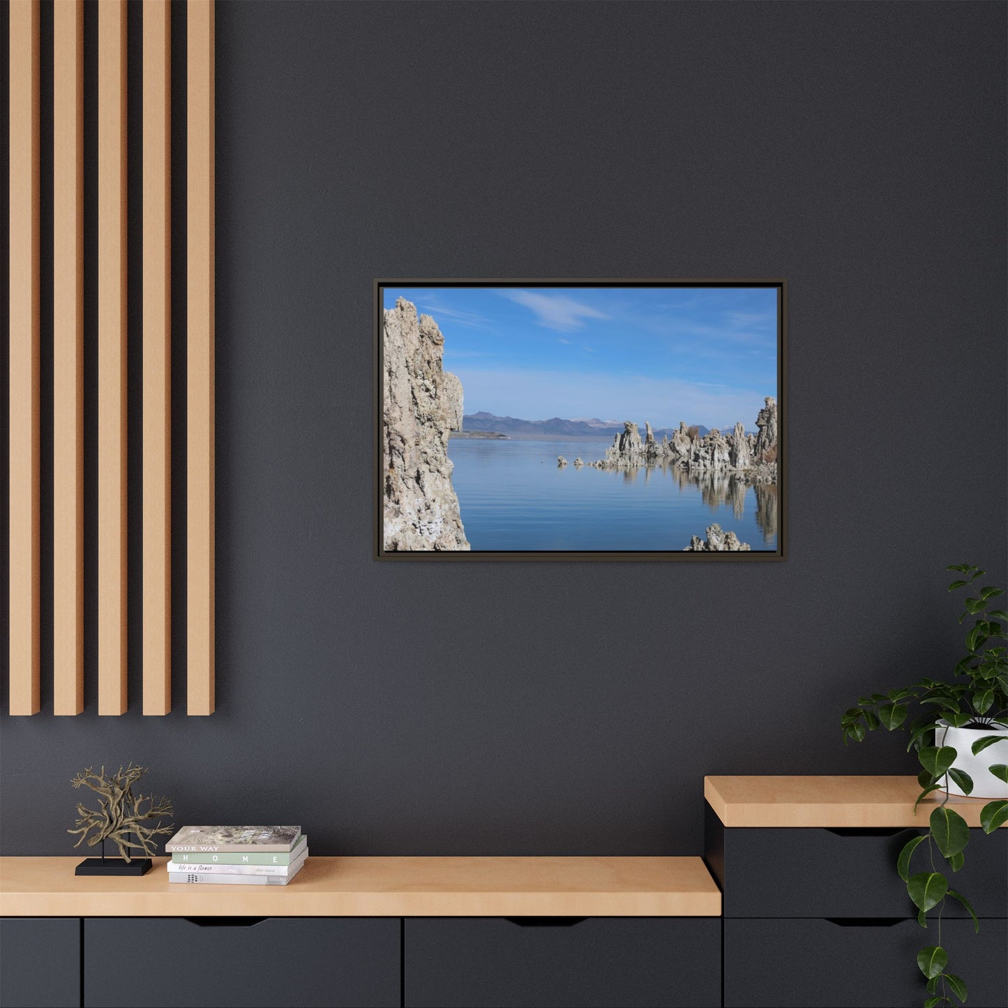 Liquid Mirrors - Unique Stretched Canvas Wall Art