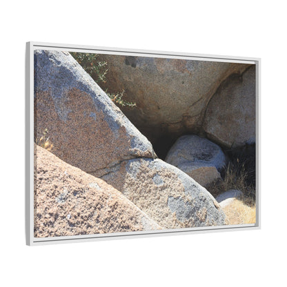 Boulder Shelter - Unique Stretched Canvas Wall Art