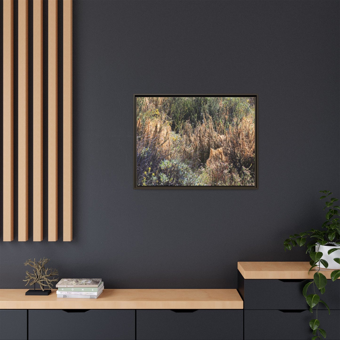 Drought-Stricken Landscape - Unique Stretched Canvas Wall Art - Art By Earth