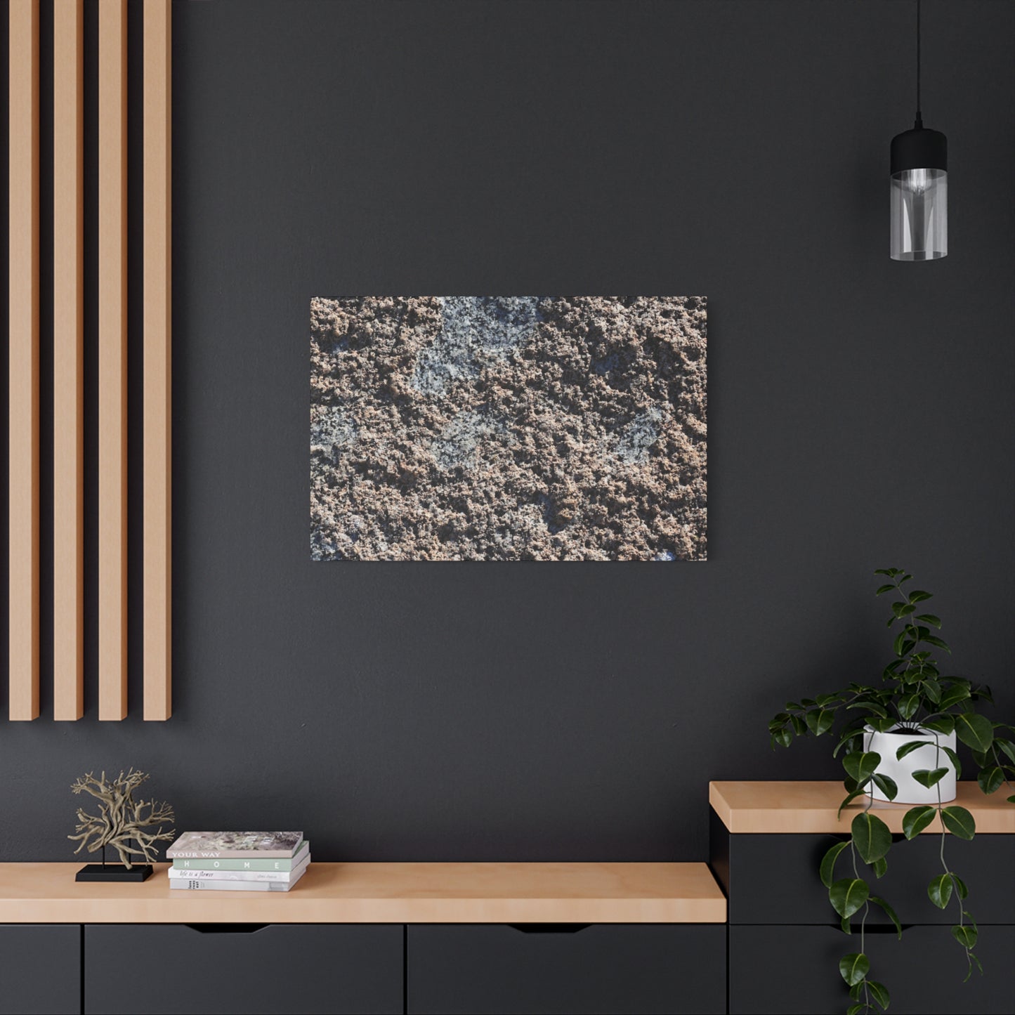 Earth's Texture - Unique Frameless Canvas Wall Art